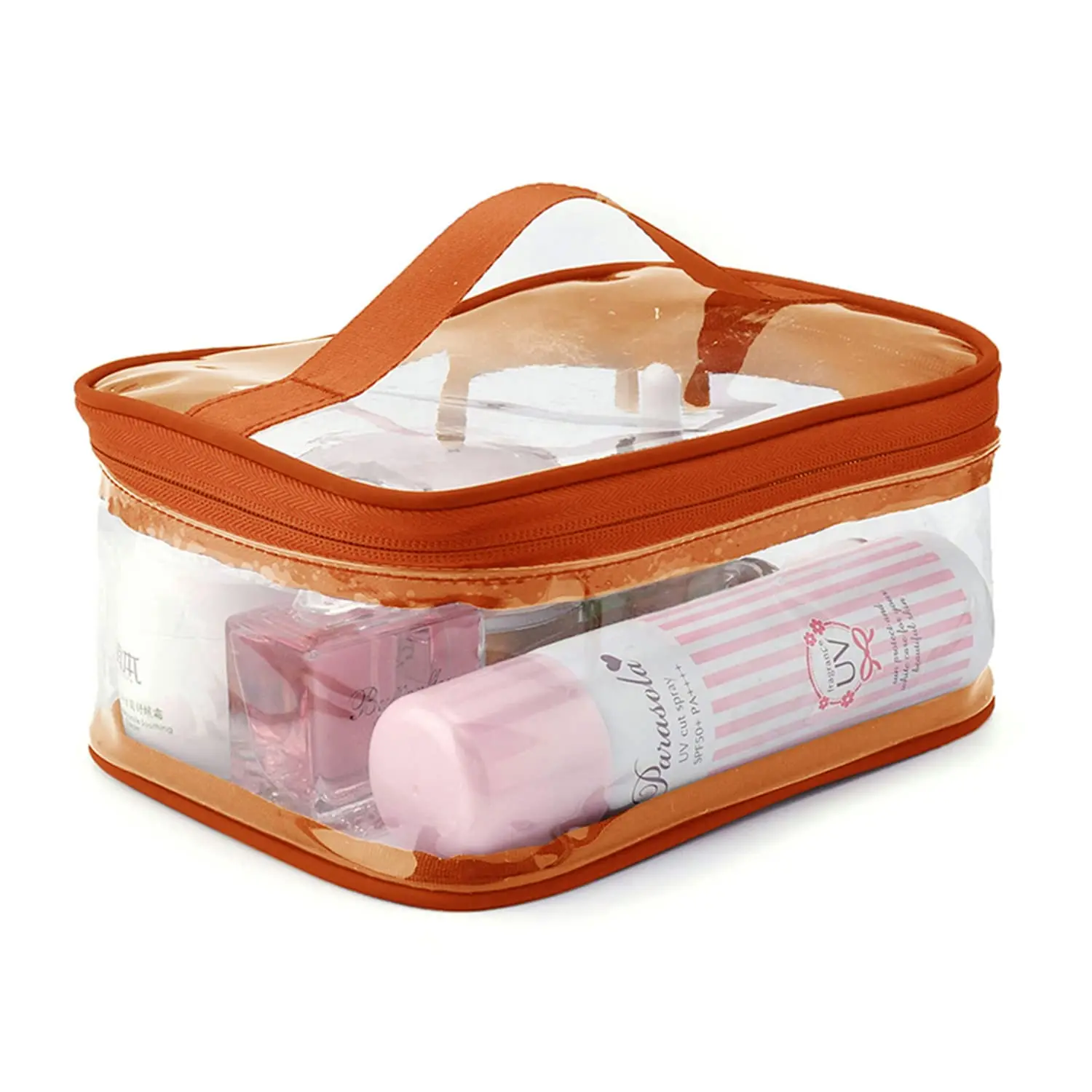 Custom Travel Storage Toiletry Organizer Wash Makeup Bag Portable PVC Cosmetic Bags Transparent Swimming Waterproof Bag supplier