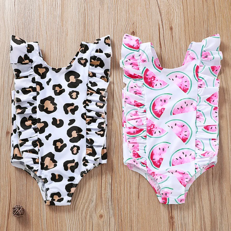 cute leopard bathing suits