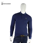 Polo Spot Pure Color Patch Golf Polo Uniform Small MOQ Pure Color Long Sleeve Polo T-Shirt