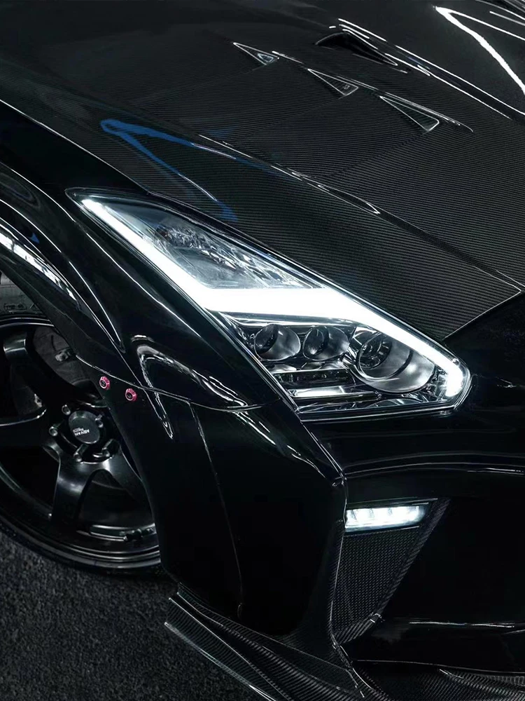 product head light led headlights car head light headlamp for nissan gtr r35 gt r front lights 2007 2014 plug and play-17