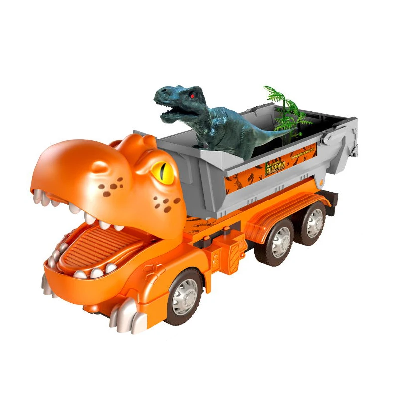 Dinosaur shape new dinosaur animal toy truck transport carrier car for kids