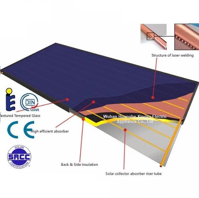 Enamel Heat Storage Water Tank Integrated Flat Plate Pressurized 100L-300L All-in-One Flat Plate Solar Water Heater