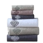 Hotel Towel Towels Bath Set Home And Hotel Use 100% Cotton Organic Ultra Soft Face Hand Bath Towel Set