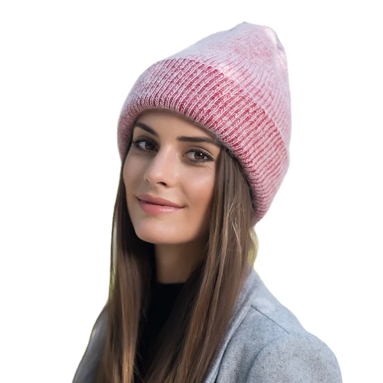 New High Quality Winter Hats For Women Cashmere Beanies Ladies 