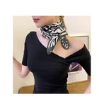 Scarfs Good Selling Hair Custom Printing Chiness Painting Brand 70*70cm Bound Silk Scarfs