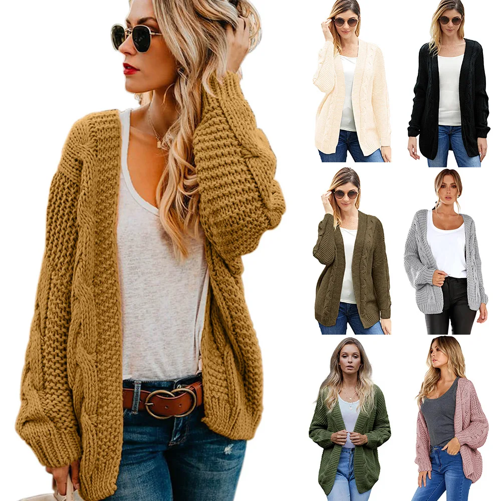 Winter Stylish Knit Sweater Long Sleeve 