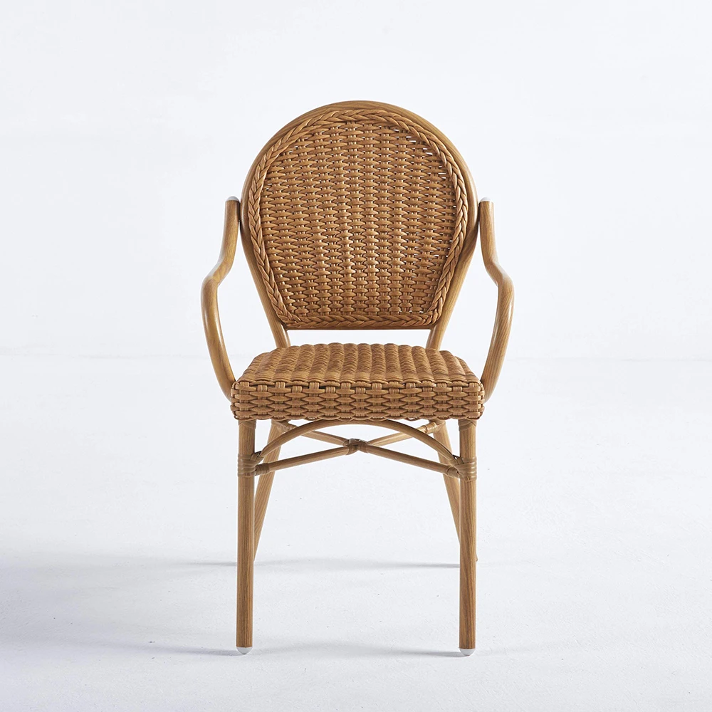 product rattan stackable modern outdoor garden armchair durable outdoor furniture-0