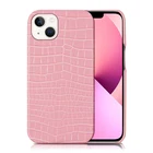 Phone Case Iphone Crocodile Leather Phone Case Oem Factory Genuine Leather Phone Case For Iphone 13