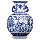China White Decor Classical Hand-painted China Blue And White Ceramic Vase For Home Decor