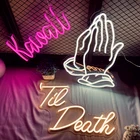 Neon Factory Wholesale Neon Sign Led Custom NO MOQ For Bedroom Wedding Happy Birthday