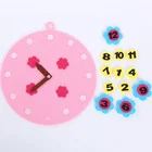 Children's Kindergarten Toys Weather Time Learning Board Felt Early Education Toys