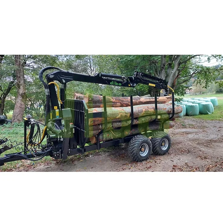 Ce Certification Heavy Duty 7 8m Forest Farm Hydraulic Wood Log Grapple