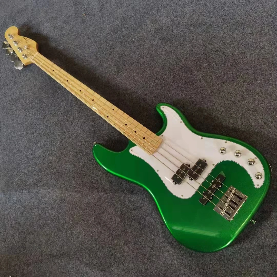 green bass guitar for sale