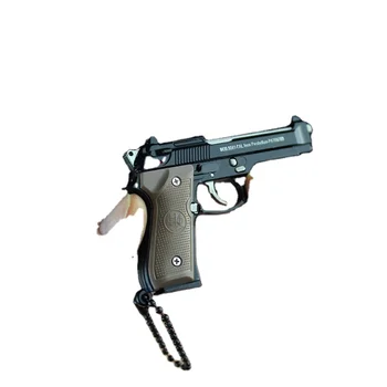 2024 NEW blnieece Mini BERETTA 92F Model Toy Metal Keychain Gift Pendant Gun Model