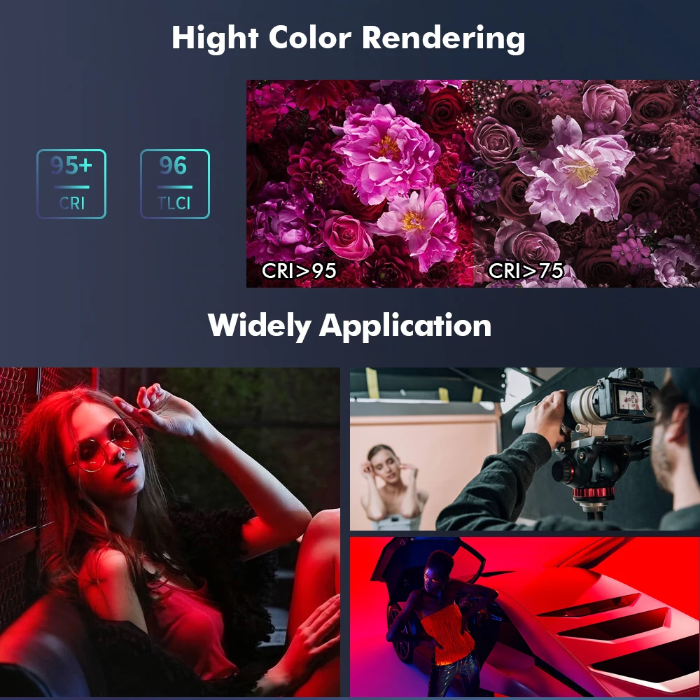 GL-3000C Portable Led Light Studio Equipment Live Film Lighting Camera Video Television Studio Equipment with Tripod Stand