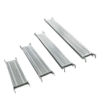 galvanized steel walking board catwalk board platform metal scaffolding steel plank with hook for construction