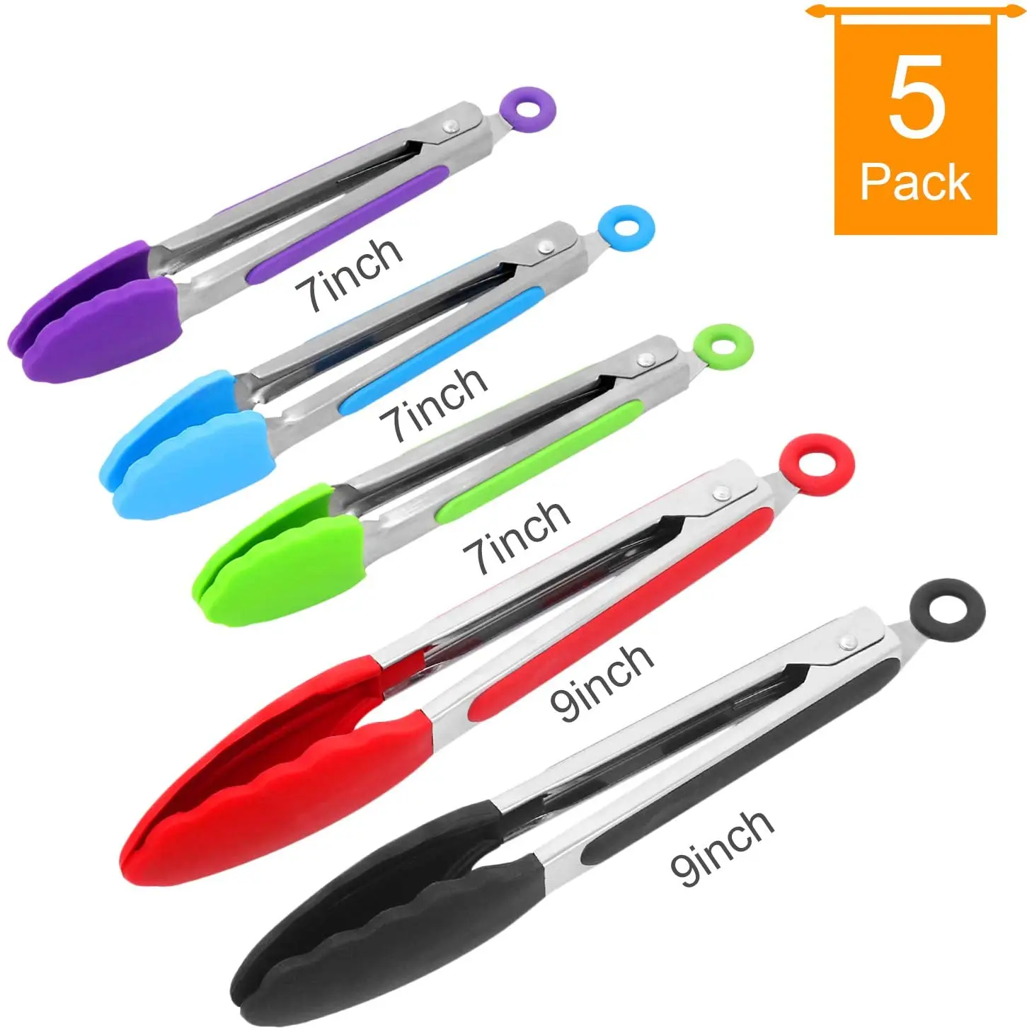 Customized Kitchen BBQ Silicone Tongs for Barbeque Cooking And Grilling OEM & ODM Food Tongs Wholesale Kitchen Tongs