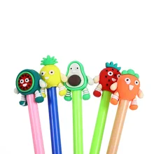 Skyward Cartoon 3D Pencil Topper Decoration Silicone Cartoon Pen Toppers PVC Plastic Promotion Gifts For Students