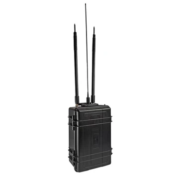 600W 4-8bands High Power Cell Phone GPS WiFi 2.4G 5.8g Drone Signal Jammer up to 2500m