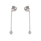 925 Long Earrings Earrings Oem Factory New Fashion Design E-0862 925 Sterling Silver Long Earrings