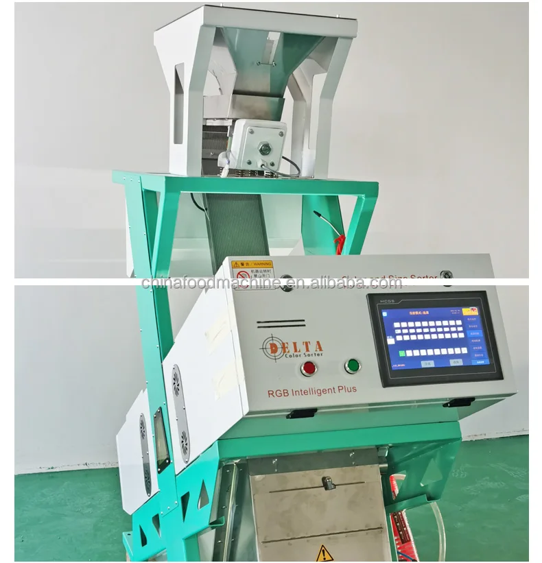 Factory Price Coffee Cherry Soybean CCD Mini Seeds Color Sorter Machine Grain Color Sorting Machine supplier