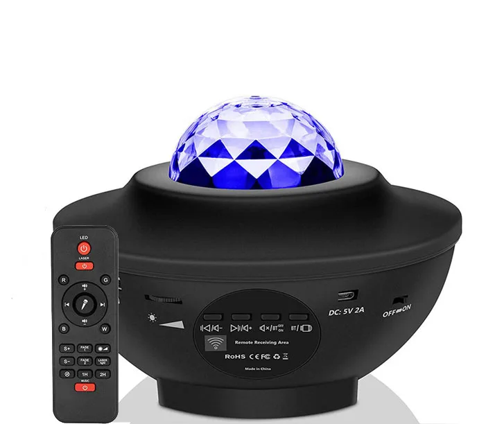 Dj Speakers Disco Ball Wireless Bluetooth Music Rotating Stage Light RGB Strobe Laser Projector Rechargeable Party Light