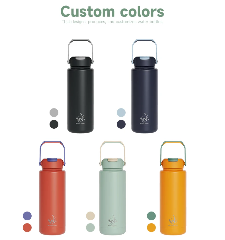Wide Mouth Vacuum Thermal Cup Vaso Termico Stainless Steel Waterbottle Custom manufacture