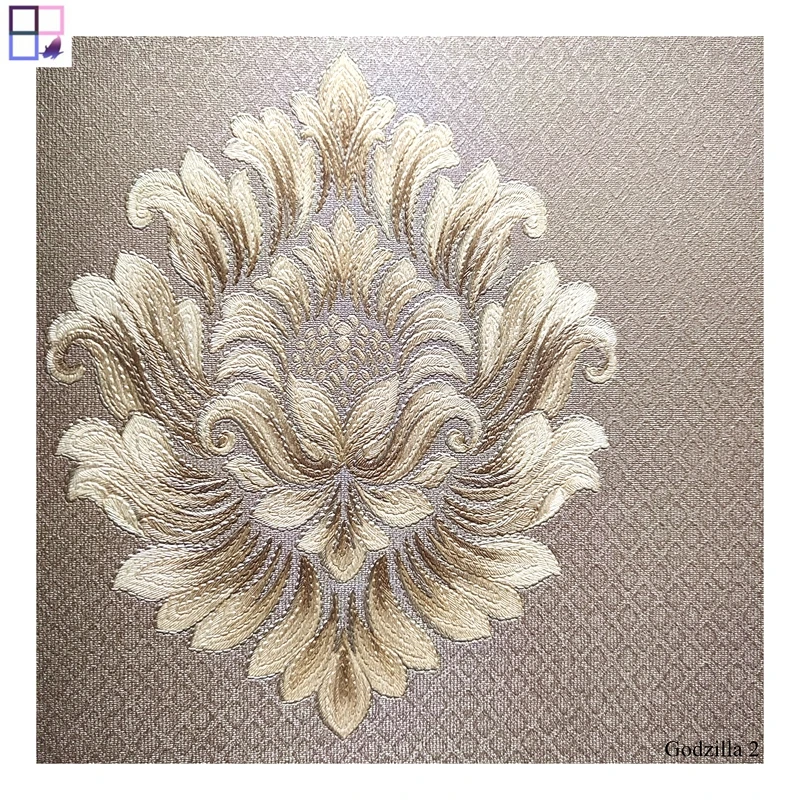 Custom 3d vinyl Effect PVC Cheap Wallpaper roll Manufacturer Hotel Room pvc Wall Paper