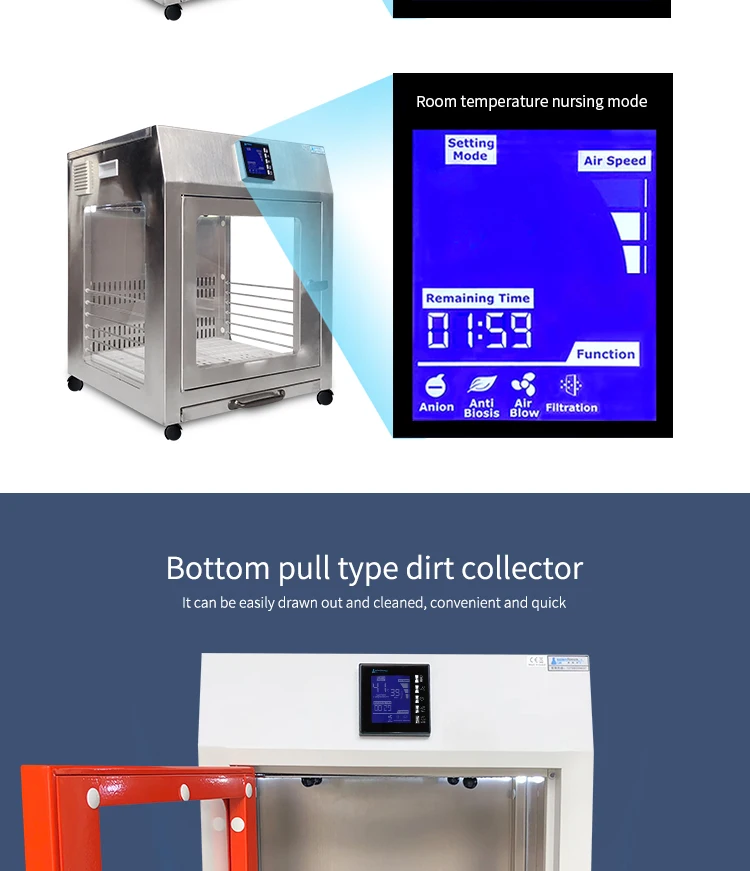 Eco-Friendly Automatic Voice Intelligent Silent Pet Dryer Dog Hair Dryer Beauty Blowing Hair Drying Box for Cat Dog Dry Room