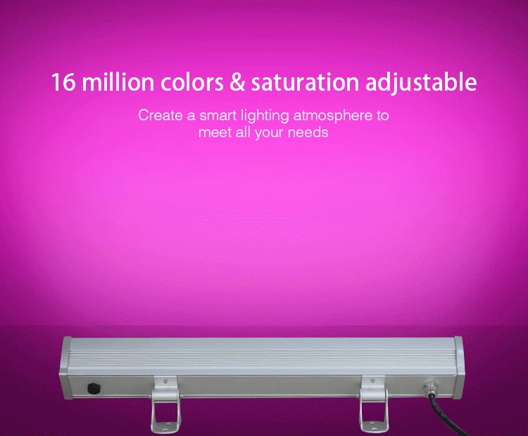 72W RGB+CCT LED Wall Washer Light Outdoor DC24V Waterproof DMX512 RDM Color Changing Party Stage Light RGBW Linear Bar Light