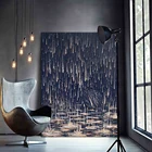 3d Professional Manufacture Cheap Golden Rain 3d Wall Art White Painting