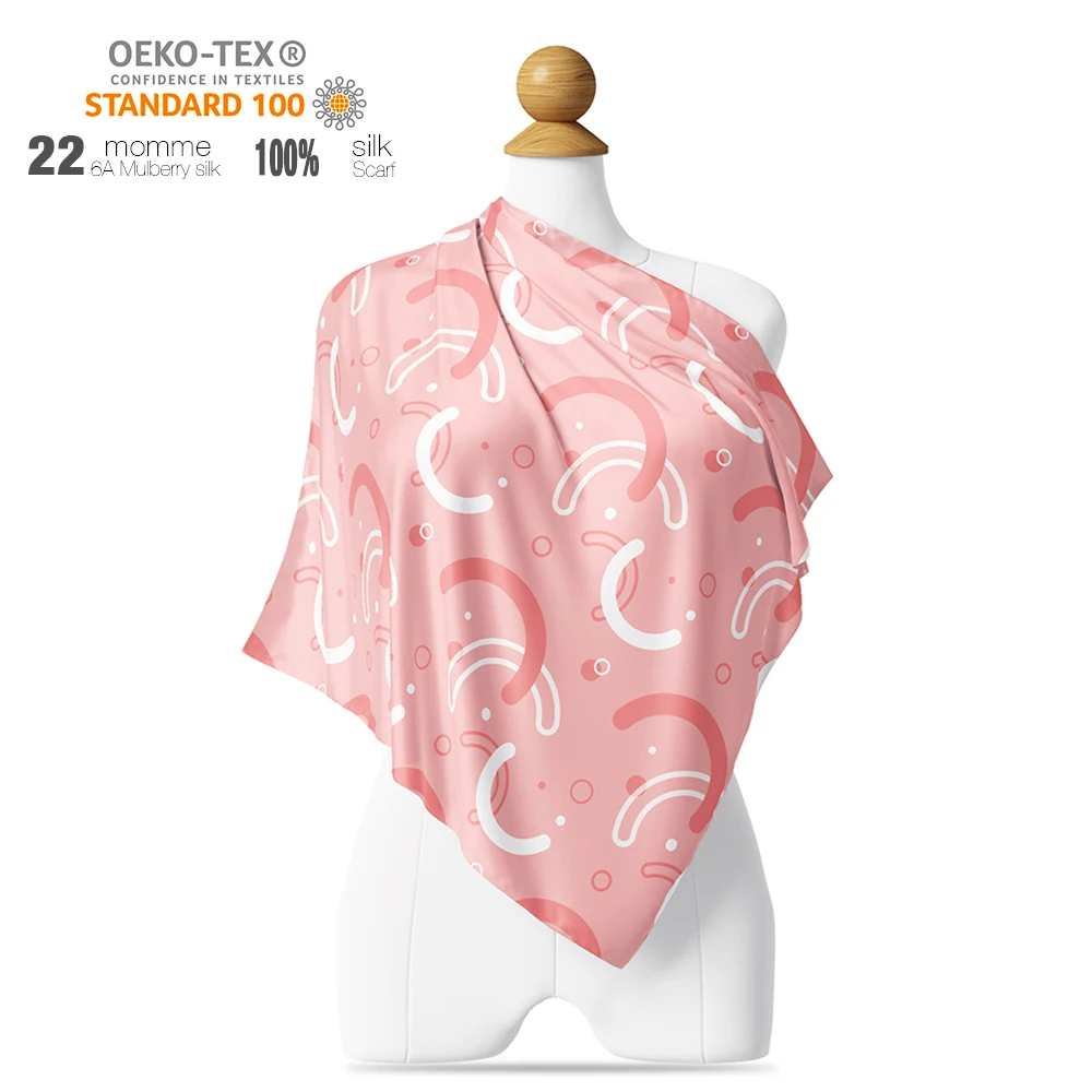 China manufacturer neck  silk scarf ladies hijab silk scarves bondage silk square scarves 88x88 cm