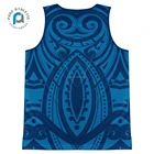 Tank Tops PURE Gym Sublimated Mens GUAM Tank Tops 100% Polyester Bodybuilding And Fitness Compression Singlet For Men