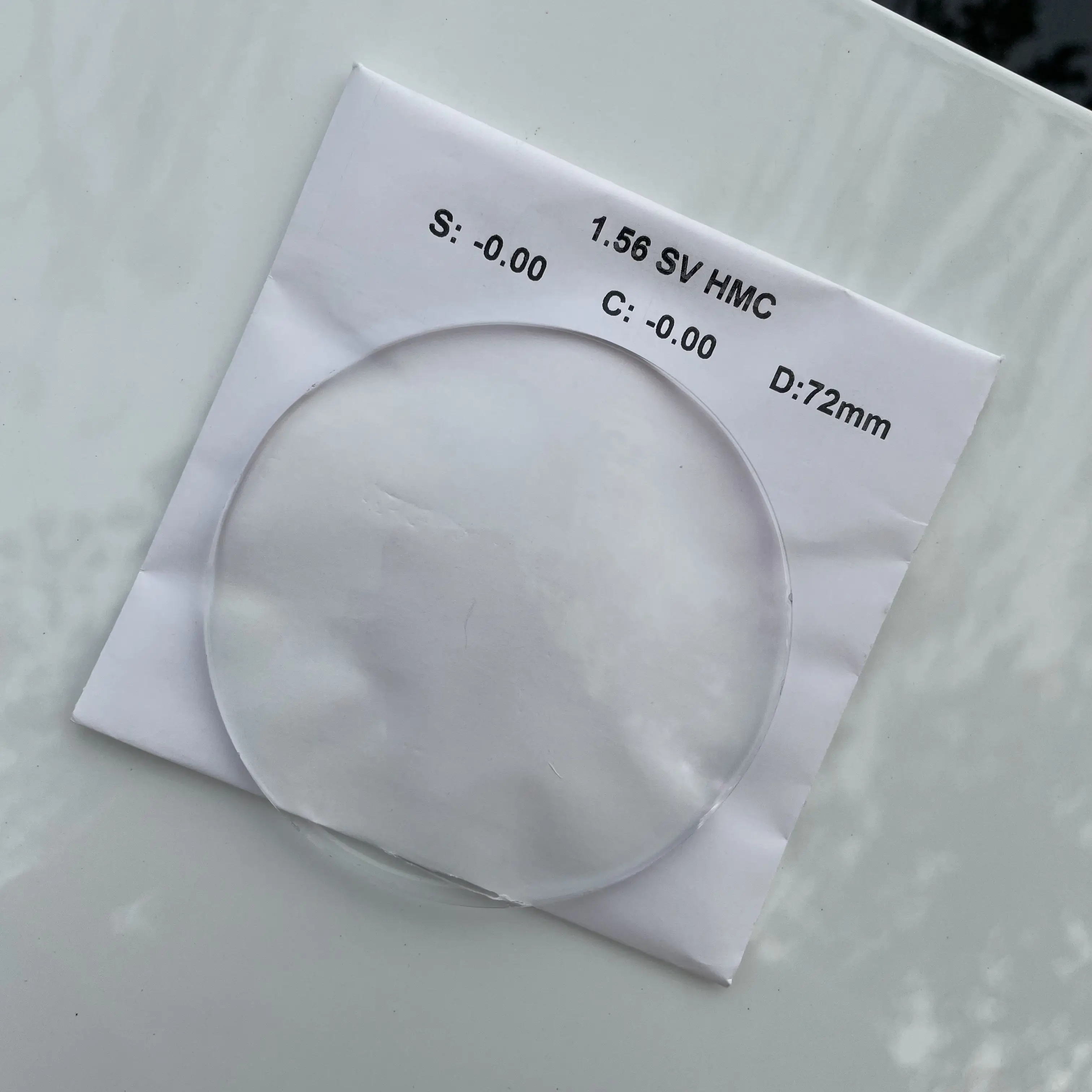 高品质1.56 hmc单眼镜片镀膜绿色蓝色光学眼镜镜片