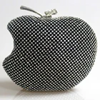 Crystal Latest Style Luxury European And American Apple Crystal Diamond Clutch Bags Evening Bags For Party Wedding