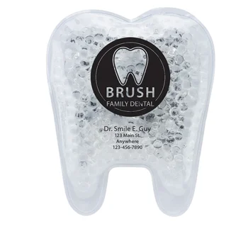 Tooth Shaped Gel Bead Hot Cold Packs