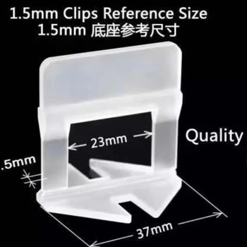 Tile Leveling Clips Tile Leveling System Professional Ceramic Tile and Stone Installation 1/8 Inch Leveling Spacer Clips