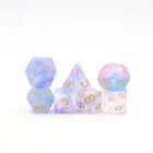 Dice Dice Dice Bulk Custom Logo Dice Set Oem Whole Sale Rpg Resin Dice Bulk