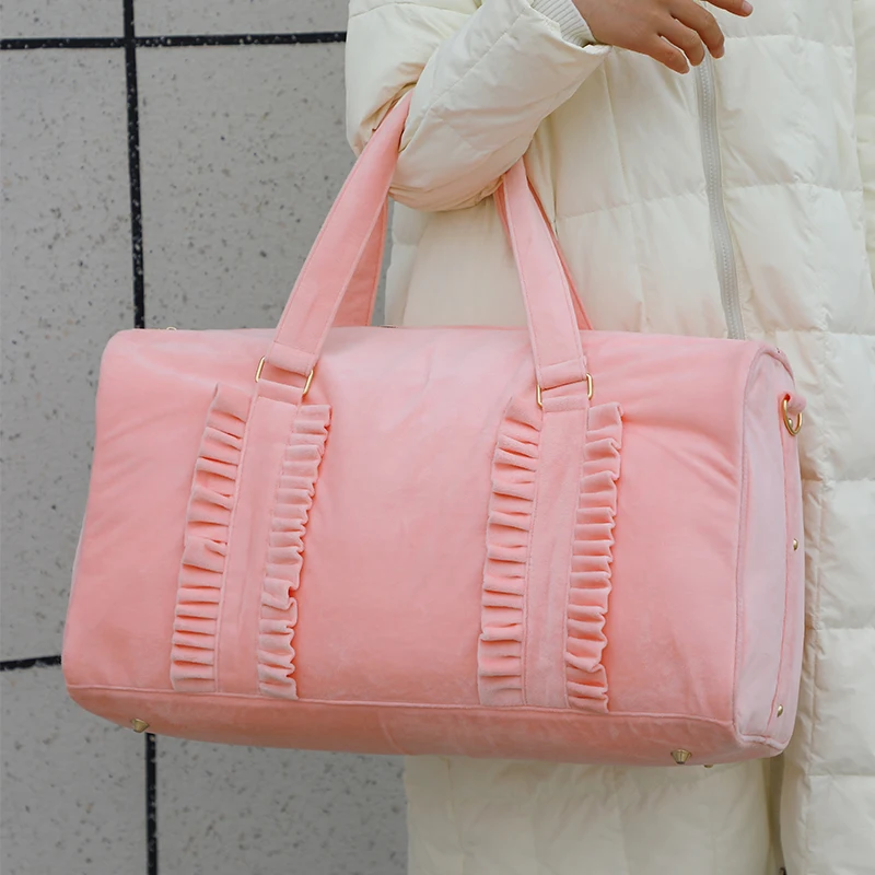 Pink Duffle Bag,Weekender Bag 