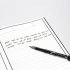 PU Leather Soft Cover Waterproof Reusable Smart And Erasable Notebook With Erasable Pen