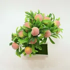 Plants Plant Plants Nearly Natural Home Bedroom Decorative Faux Plants Artificial Small Bonsai Plant With Fruits