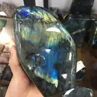 Wholesale Natural Rough Crystal Quartz Gemstone Labradorite Mineral Raw Stones For Home Decoration
