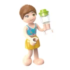 Toy COGO 183 PCS City Girl Beach Juice Car Kids Educational Plastic Build Block Toy Set For Gift