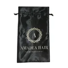 Bags Hair Satin Hair Bags Custom Satin Bags With Logo Satin Hair Bags Printed Logo Satin Pouch For Hair