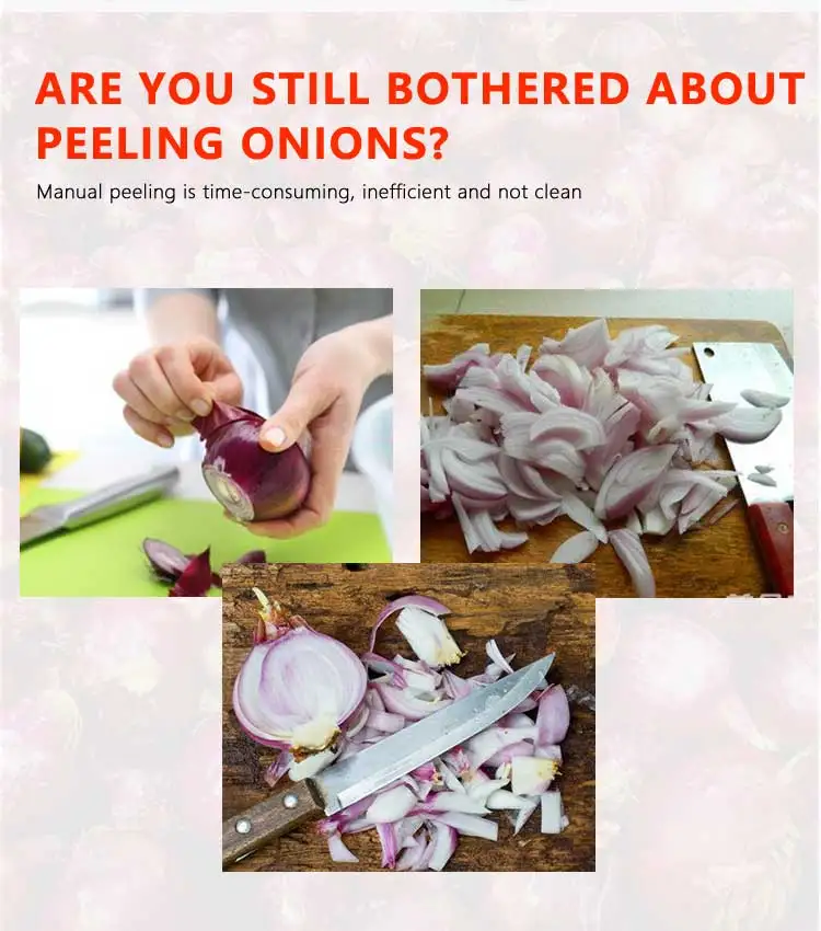 Automatic Used White Spring Peeling Machine Finis Topnotch Onion Peeler manufacture