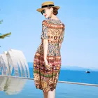 Silk Maxi New Style Floral Silk Maxi Dress Silk Printed Dress 100% Silk Dress