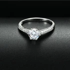 Engagement Ring Rings Silver 925 Ring New Arrivals 2021 Engagement Wedding Gift Rhodium Plated Cz Stone 925 Sterling Silver Ring Jewelry Women Fashion Rings