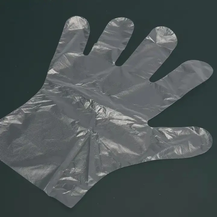 Cost-effective Disposable Plastic Gloves Pe Plastic Gloves Transparent Poly Food Polyethylene Tpe Stretch Hybrid Poly Gloves