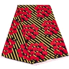 Batik Java Wax Batik Fabric African Wax Prints Fabric Polyester For African Headwraps
