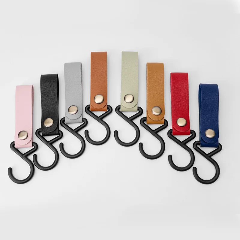 Multipurpose Leather Hooks S shaped Leather Hanging Hook Key Holder multipurpose-leather-hooks-s-shaped-leather-hanging-hook-key-holder